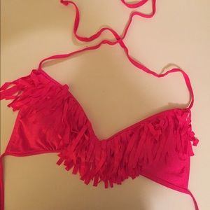 Charlotte Russe fringe bikini top